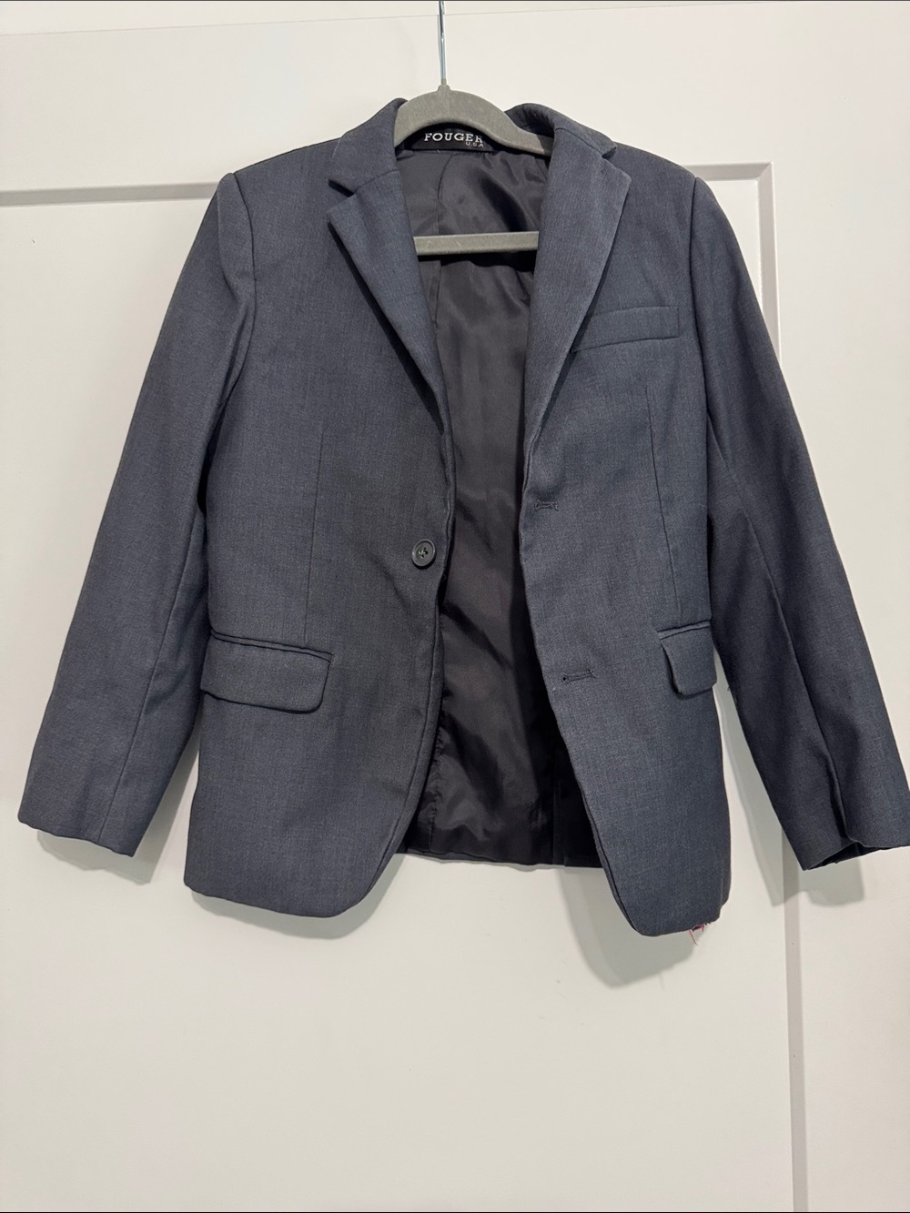 Boys' Charcoal Gray Blazer